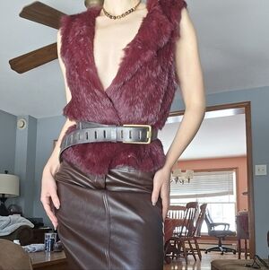 Rabbit Fur Vest